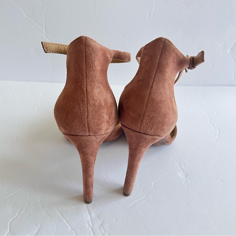 Womens Michael Kors Lisa Pump pink size 5 4" heel - Picture 6 of 7